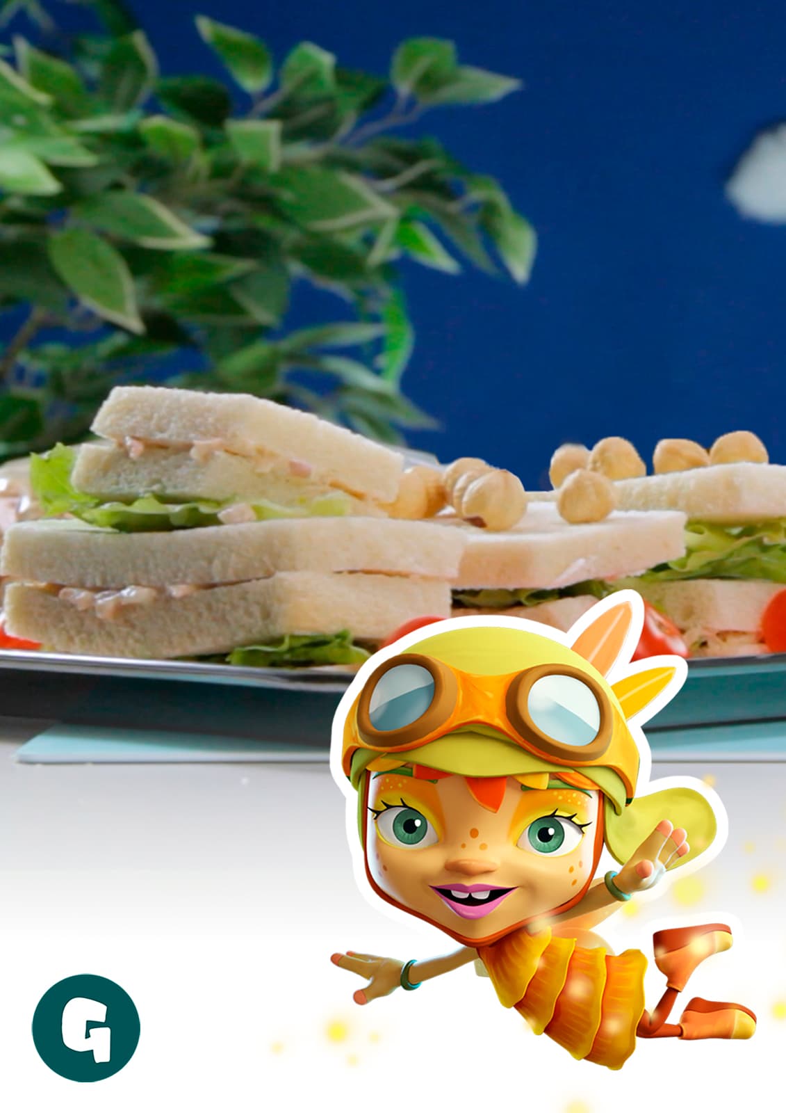 Sándwiches divertidos