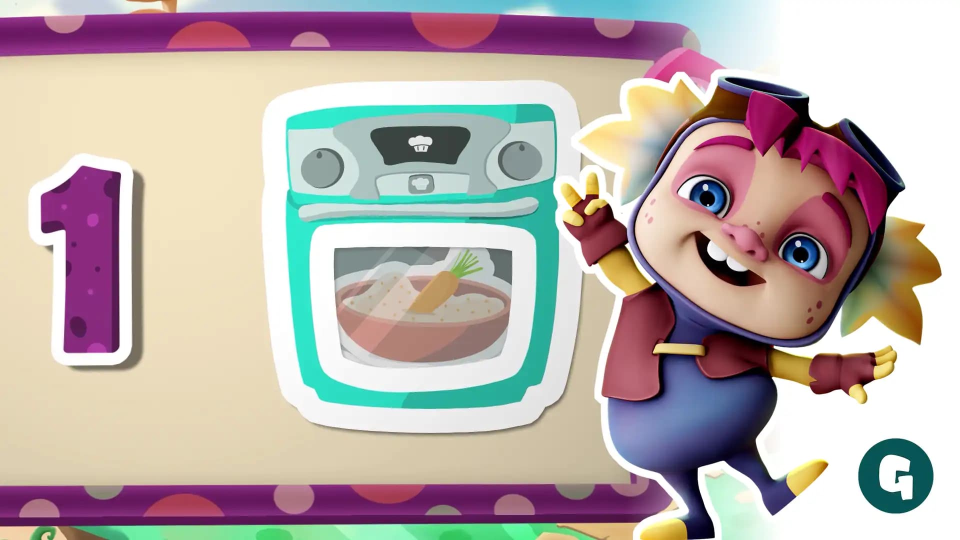 Los números y la comida saludable