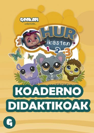KOADERNO DIDAKTIKOA "HUR IKASTEN" - "OINARRIZKO KONTZEPTUAK ETA ANIMALIAK"